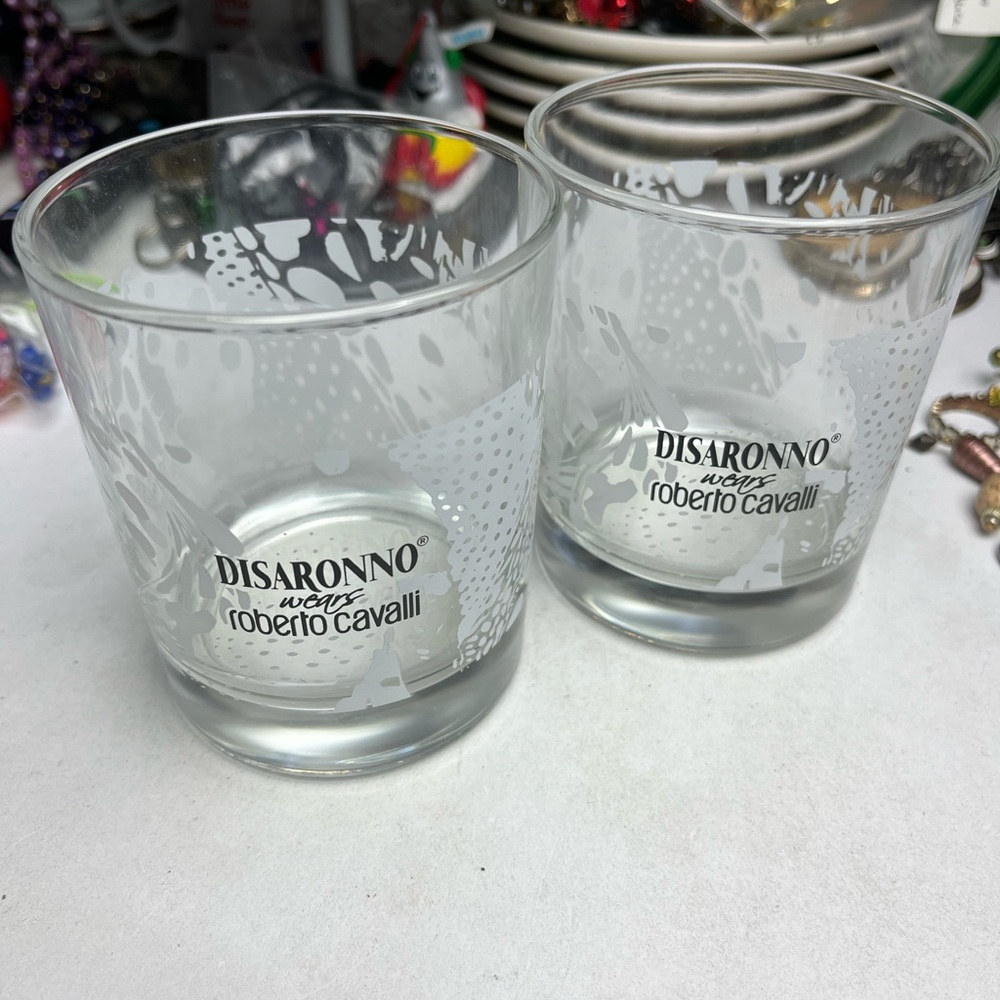 Limited Edition Disaronno wears Roberto cavalli Set of Two Glasses